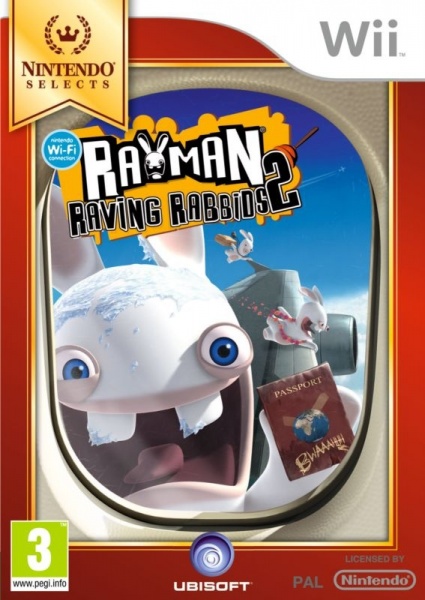 Rayman Raving Rabbids 2 Nintendo Selects