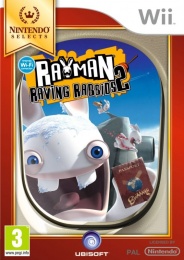 Wii Rayman Raving Rabbids 2 Nintendo Selects