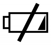 Náhradní akumulátor, ilustrační ikona