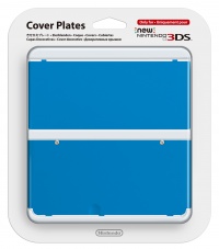 New 3DS Cover Plate 20 (Plain Blue)