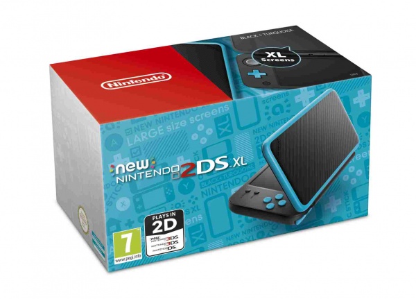 New Nintendo 2DS XL Black & Turquoise
