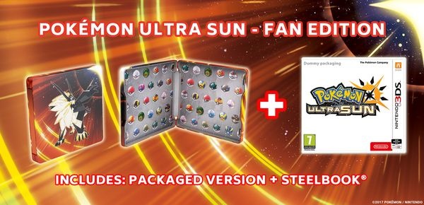 Pokémon Ultra Sun Steelbook Edition