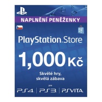 PlayStation Live Cards 1000Kč Hang CZ