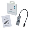 i-tec USB 3.0 Metal HUB 3-Port + Gigabit Ethernet