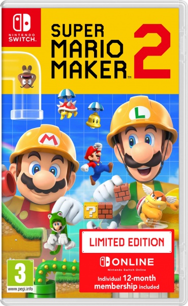 SWITCH Super Mario Maker 2 + NSO Limited Ed.