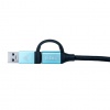i-tec USB-C Cable to USB-C with Integrated USB 3.0