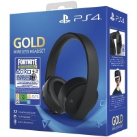 PS4 Gold Wireless Headset Black + Fortnite