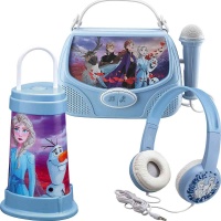 Set Frozen II - sluchátka, svítilna, karaoke box