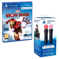 PS4 Marvel's Iron Man VR + Move TwinPack