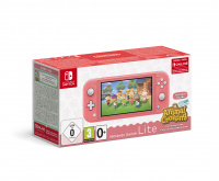 Nintendo Switch Lite Coral + ACNH + NSO 3month