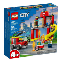 LEGO CITY 60375 Hasicská stanice a auto hasicu