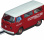 Auto Carrera D132 - 31096 VW Bus T2b Porsche Renn