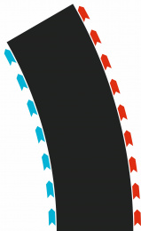 52004 Zatáčky 60° (2x levá, 2x pravá) Hybrid