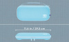 SWITCH 2 HORI Slim Tough Pouch Light Blue