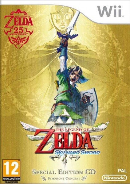 The Legend of Zelda: Skyward Sword + music CD